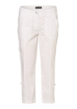Franco Callegari Spodnie Kobiety Bawełna biały jednolity ze sklepu vangraaf w kategorii Spodnie damskie - zdjęcie 146518498