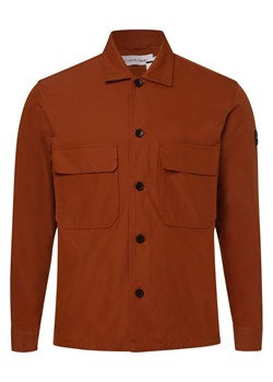 Calvin Klein Koszula męska Mężczyźni Regular Fit Bawełna nugatowy jednolity kołnierzyk kent ze sklepu vangraaf w kategorii Kurtki męskie - zdjęcie 146518995