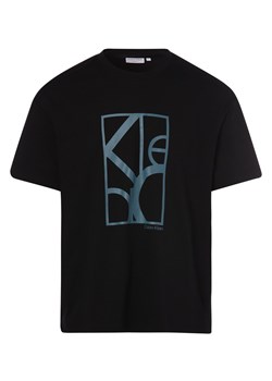 Calvin Klein T-shirt męski Mężczyźni Bawełna czarny nadruk ze sklepu vangraaf w kategorii T-shirty męskie - zdjęcie 146519006