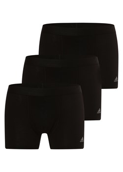 adidas Performance Obcisłe bokserki pakowane po 3 szt. Mężczyźni Dżersej czarny jednolity ze sklepu vangraaf w kategorii Majtki męskie - zdjęcie 146519176