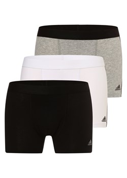 adidas Performance Obcisłe bokserki pakowane po 3 szt. Mężczyźni Dżersej biały marmurkowy ze sklepu vangraaf w kategorii Majtki męskie - zdjęcie 146519178