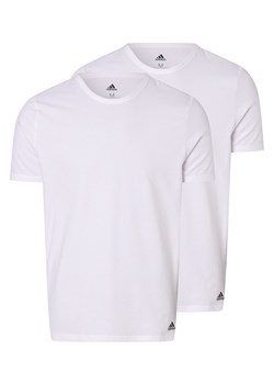adidas Performance T-shirty pakowane po 2 szt. Mężczyźni Bawełna biały jednolity ze sklepu vangraaf w kategorii T-shirty męskie - zdjęcie 146519187