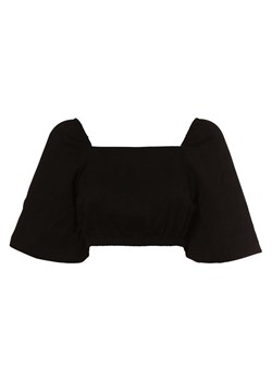 Aygill's Damska bluzka bez rękawów Kobiety czarny jednolity ze sklepu vangraaf w kategorii Bluzki damskie - zdjęcie 146519377