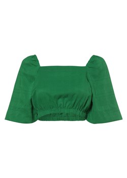 Aygill's Damska bluzka bez rękawów Kobiety zielony jednolity ze sklepu vangraaf w kategorii Bluzki damskie - zdjęcie 146519378