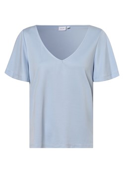 Vila T-shirt damski Kobiety Sztuczne włókno jasnoniebieski jednolity ze sklepu vangraaf w kategorii Bluzki damskie - zdjęcie 146519648