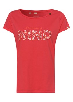 Ragwear T-shirt damski Kobiety Bawełna wyrazisty róż nadruk ze sklepu vangraaf w kategorii Bluzki damskie - zdjęcie 146520005