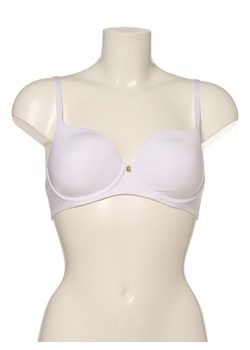 Triumph Damski biustonosz z fiszbinami Kobiety Sztuczne włókno biały jednolity ze sklepu vangraaf w kategorii Biustonosze - zdjęcie 146520726
