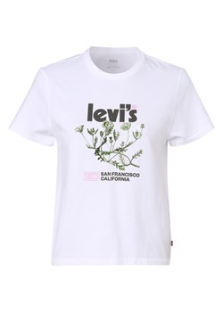 Levi's T-shirt damski Kobiety Bawełna biały nadruk ze sklepu vangraaf w kategorii Bluzki damskie - zdjęcie 146520895