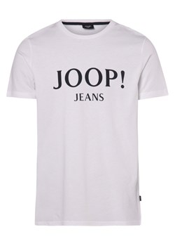 Joop Jeans T-shirt męski Mężczyźni Bawełna biały nadruk ze sklepu vangraaf w kategorii T-shirty męskie - zdjęcie 146520939