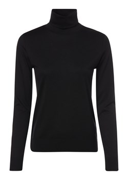 Calvin Klein Damska koszulka z długim rękawem Kobiety drobna dzianina czarny jednolity ze sklepu vangraaf w kategorii Swetry damskie - zdjęcie 146521097
