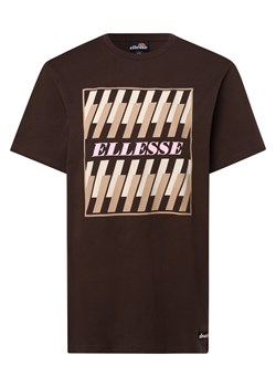 ellesse T-shirt damski Kobiety Bawełna czekoladowy nadruk ze sklepu vangraaf w kategorii Bluzki damskie - zdjęcie 146521999
