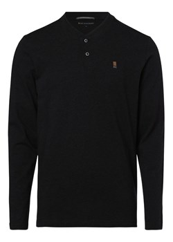 No Excess Męska koszulka z długim rękawem Mężczyźni Bawełna czarny marmurkowy ze sklepu vangraaf w kategorii T-shirty męskie - zdjęcie 146522417