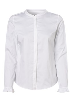 MOS MOSH Bluzka damska Kobiety Bawełna biały jednolity ze sklepu vangraaf w kategorii Koszule damskie - zdjęcie 146522717