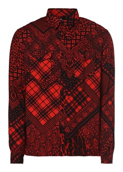 The Kooples Koszula męska Mężczyźni Comfort Fit wiskoza czerwony wzorzysty kołnierzyk kent ze sklepu vangraaf w kategorii Koszule męskie - zdjęcie 146522817