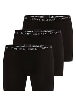 Tommy Hilfiger Obcisłe bokserki pakowane po 3 szt. Mężczyźni Bawełna czarny jednolity ze sklepu vangraaf w kategorii Majtki męskie - zdjęcie 146523069