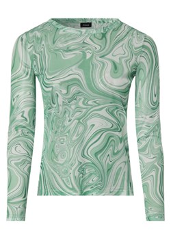 Aygill's Damska koszulka z długim rękawem Kobiety Sztuczne włókno zielony wzorzysty ze sklepu vangraaf w kategorii Bluzki damskie - zdjęcie 146523187
