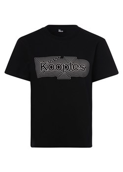 The Kooples T-shirt damski Kobiety Bawełna czarny nadruk ze sklepu vangraaf w kategorii Bluzki damskie - zdjęcie 146523385