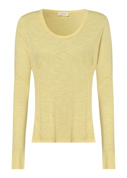 american vintage Damska koszulka z długim rękawem Kobiety Dżersej cytrynowy jednolity ze sklepu vangraaf w kategorii Bluzki damskie - zdjęcie 146523415