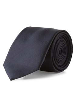 Calvin Klein Krawat jedwabny męski Mężczyźni Jedwab granatowy jednolity ze sklepu vangraaf w kategorii Krawaty - zdjęcie 146523775