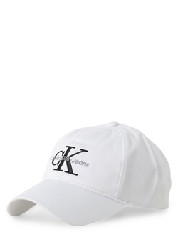 Calvin Klein Męska czapka z daszkiem Mężczyźni Bawełna biały jednolity ze sklepu vangraaf w kategorii Czapki z daszkiem męskie - zdjęcie 146523937