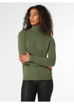 Franco Callegari - Sweter damski z czystego kaszmiru, zielony ze sklepu vangraaf w kategorii Swetry damskie - zdjęcie 146524248