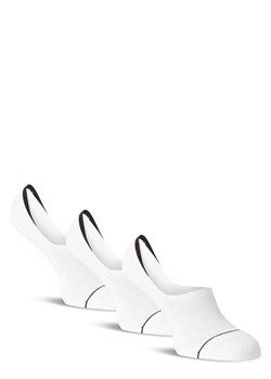 Calvin Klein Damskie skarpety do obuwia sportowego pakowane po 3 szt. Kobiety Bawełna biały jednolity ze sklepu vangraaf w kategorii Skarpetki damskie - zdjęcie 146524705