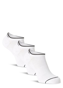 Calvin Klein Damskie skarpety do obuwia sportowego pakowane po 3 szt. Kobiety Bawełna biały jednolity ze sklepu vangraaf w kategorii Skarpetki damskie - zdjęcie 146524708