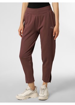 Puma Damskie spodnie dresowe Kobiety Bawełna bakłażanowy jednolity ze sklepu vangraaf w kategorii Spodnie damskie - zdjęcie 146525378