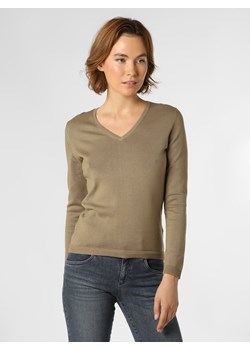 brookshire Sweter damski Kobiety drobna dzianina khaki jednolity ze sklepu vangraaf w kategorii Swetry damskie - zdjęcie 146525496