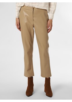 IPURI Spodnie Kobiety Sztuczna skóra taupe jednolity ze sklepu vangraaf w kategorii Spodnie damskie - zdjęcie 146525809