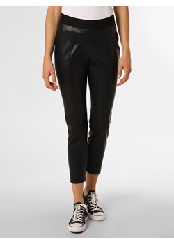 JOOP! Spodnie Kobiety Sztuczna skóra czarny jednolity ze sklepu vangraaf w kategorii Spodnie damskie - zdjęcie 146525937