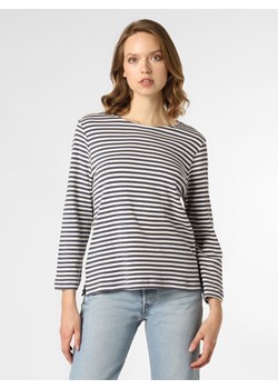 Marie Lund Damska koszulka z długim rękawem Kobiety Dżersej denim w paski ze sklepu vangraaf w kategorii Bluzki damskie - zdjęcie 146526379