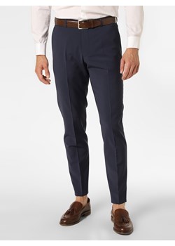Strellson Męskie spodnie od garnituru modułowego Mężczyźni Super Slim Fit Sztuczne włókno granatowy jednolity ze sklepu vangraaf w kategorii Spodnie męskie - zdjęcie 146526667
