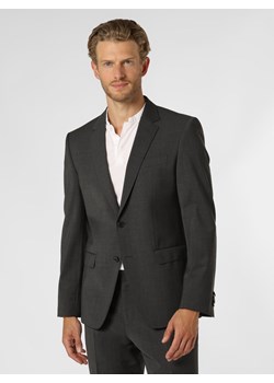 BOSS Męska marynarka od garnituru modułowego Mężczyźni Slim Fit Sztuczne włókno antracytowy marmurkowy ze sklepu vangraaf w kategorii Marynarki męskie - zdjęcie 146527196