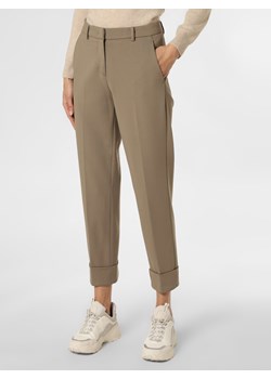 Cambio Spodnie Kobiety Sztuczne włókno taupe jednolity ze sklepu vangraaf w kategorii Spodnie damskie - zdjęcie 146527567