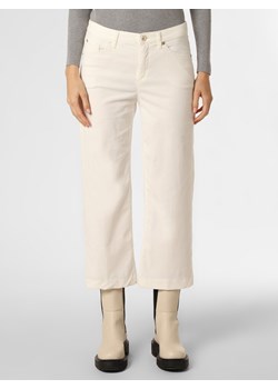 MAC Spodnie Kobiety Bawełna écru jednolity ze sklepu vangraaf w kategorii Spodnie damskie - zdjęcie 146527728