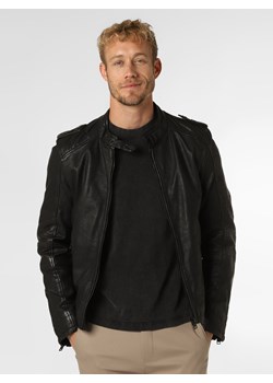 Gipsy - Męska kurtka skórzana – G2MGivan, czarny ze sklepu vangraaf w kategorii Kurtki męskie - zdjęcie 146527787