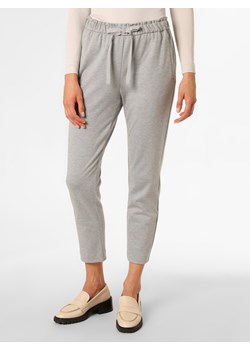 Apriori Spodnie  Kobiety Sztuczne włókno jasny szary w paski ze sklepu vangraaf w kategorii Spodnie damskie - zdjęcie 146527835