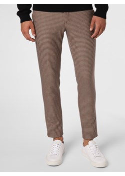 Finshley & Harding London - Spodnie męskie – Kevin, beżowy|brązowy|wielokolorowy ze sklepu vangraaf w kategorii Spodnie męskie - zdjęcie 146528226