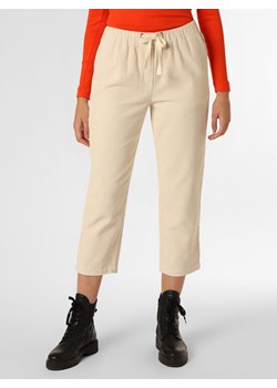 IPURI Spodnie Kobiety Bawełna piaskowy jednolity ze sklepu vangraaf w kategorii Spodnie damskie - zdjęcie 146528287