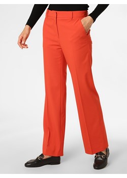 More & More Spodnie Kobiety Sztuczne włókno pomarańczowy jednolity ze sklepu vangraaf w kategorii Spodnie damskie - zdjęcie 146528306