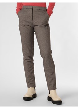 Esprit Collection Spodnie Kobiety Sztuczne włókno beżowy wzorzysty ze sklepu vangraaf w kategorii Spodnie damskie - zdjęcie 146528458