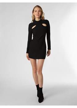 Aygill's Sukienka damska Kobiety Sztuczne włókno czarny jednolity ze sklepu vangraaf w kategorii Sukienki - zdjęcie 146528805