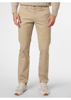 Tommy Hilfiger Spodnie  Mężczyźni Bawełna beżowy jednolity ze sklepu vangraaf w kategorii Spodnie męskie - zdjęcie 146529129