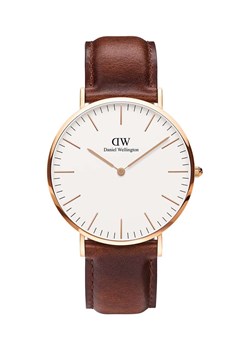 Daniel Wellington zegarek Classic 40 St Mawes męski kolor różowy ze sklepu ANSWEAR.com w kategorii Zegarki - zdjęcie 146529996