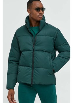 Abercrombie &amp; Fitch kurtka męska kolor zielony zimowa ze sklepu ANSWEAR.com w kategorii Kurtki męskie - zdjęcie 146530915