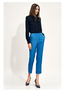 Spodnie w kolorze niebieskim ze sklepu Limango Polska w kategorii Spodnie damskie - zdjęcie 146557078