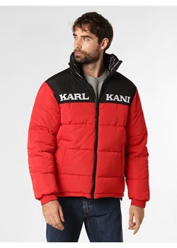 Karl Kani Męska kurtka dwustronna Mężczyźni Sztuczne włókno czerwony jednolity ze sklepu vangraaf w kategorii Kurtki męskie - zdjęcie 146581386