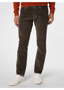 Pierre Cardin - Spodnie męskie – Lyon tapered, szary|brązowy ze sklepu vangraaf w kategorii Spodnie męskie - zdjęcie 146581788
