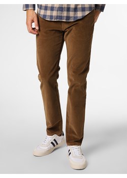 Pierre Cardin - Spodnie męskie – Lyon tapered, brązowy ze sklepu vangraaf w kategorii Spodnie męskie - zdjęcie 146581789
